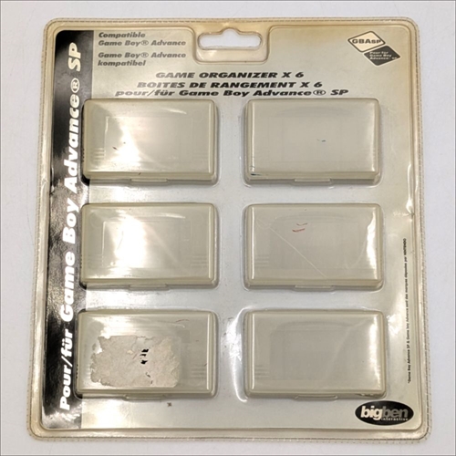 Game Boy Advance Cartridge Holdere - 6 pack - GameBoy Advance Tilbehør (A Grade) (Genbrug)